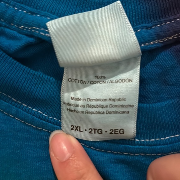 *NOT AVAILABLE* Colortone Size 2XL and 3XL Color Rainbow Tie Dye T-Shirt - Picture 4 of 5